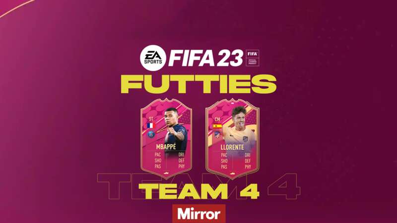 FIFA 23 Futties Team 4 confirmed – with Kylian Mbappe and Marcos Llorente (Image: EA Sports)