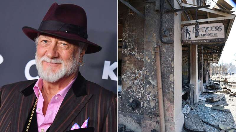 Photos emerged of Mick Fleetwood