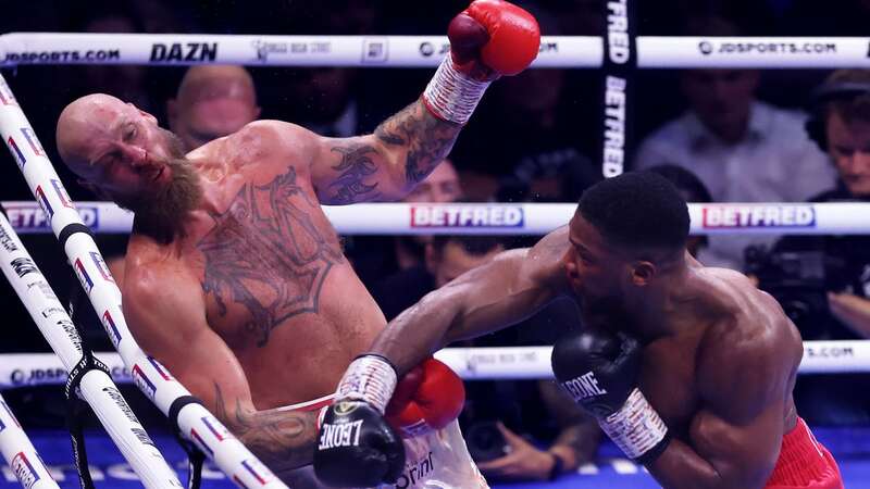 Anthony Joshua knocked out Robert Helenius in the seventh round of their fight