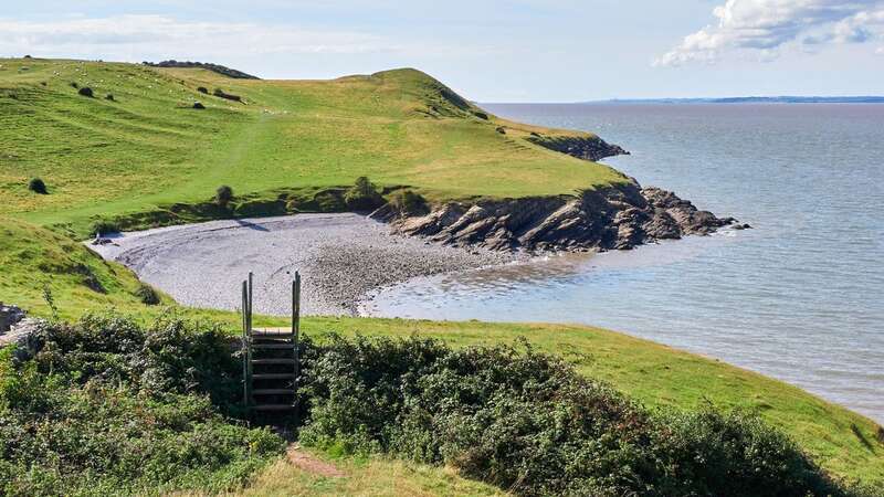 Middle Hope beach on the Sand Point peninsula near Weston-super-Mare. (Image: Alamy Stock Photo)