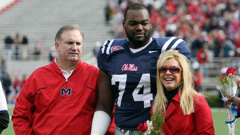 Michael Oher, a Super Bowl champion drafted into the NFL back in 2009, has accused Sean and Leigh Anne Tuohy of lying to him to become his conservators (Image: Getty)