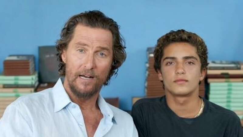 Matthew and his son Levi expressed their collaboration with a charity to help Maui (Image: instagram.com/officiallymcconaughey)