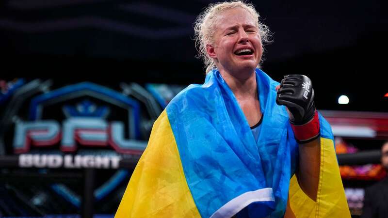 Olena Kolesnyk faces Larissa Pacheco on Friday night (Image: Cooper Neill / PFL)