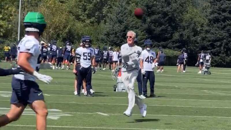 Pete Carroll had been running around and playing quarterback reasonably well at age 71