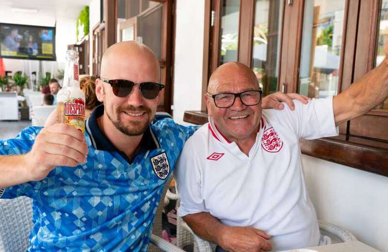 We flew to Magaluf to watch England smash Spain in their own backyard