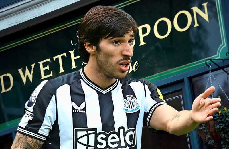 Sandro Tonali's Newcastle team-mate reveals reason for shock Wetherspoon's trip