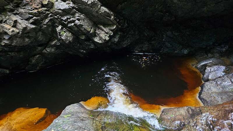 A search at Loch Ness has uncovered an underground cave system