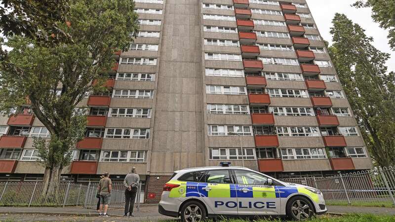 The scene at Pickwick House (Image: David Clarke/Solent News)