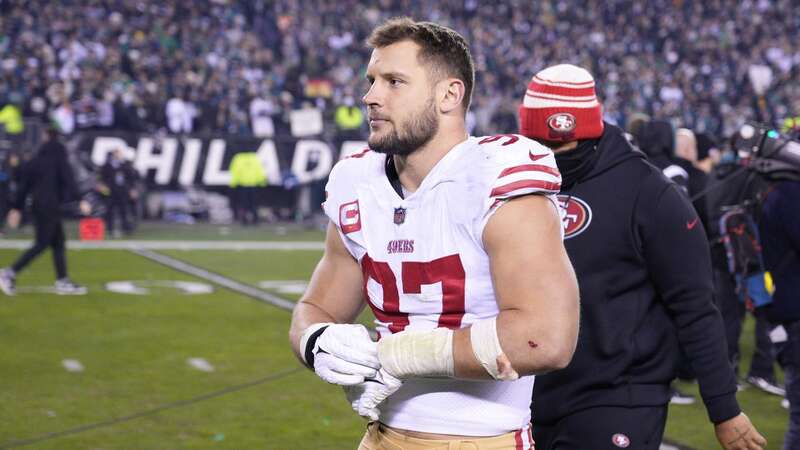 San Francisco 49ers defensive end Nick Bosa