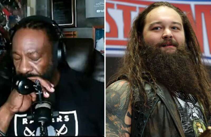 Heartbreaking moment Booker T finds out Bray Wyatt has died during live stream