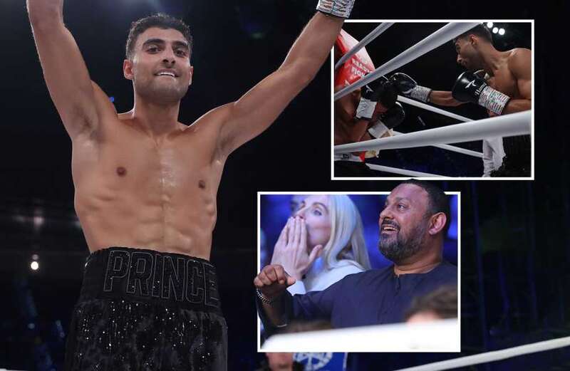 Boxing legend Prince Naseem Hamed's son Aaadam bags first-round KO on pro debut