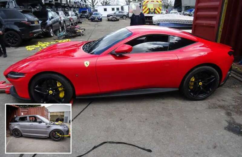 Premier League stars’ stolen cars found in containers bound for Dubai