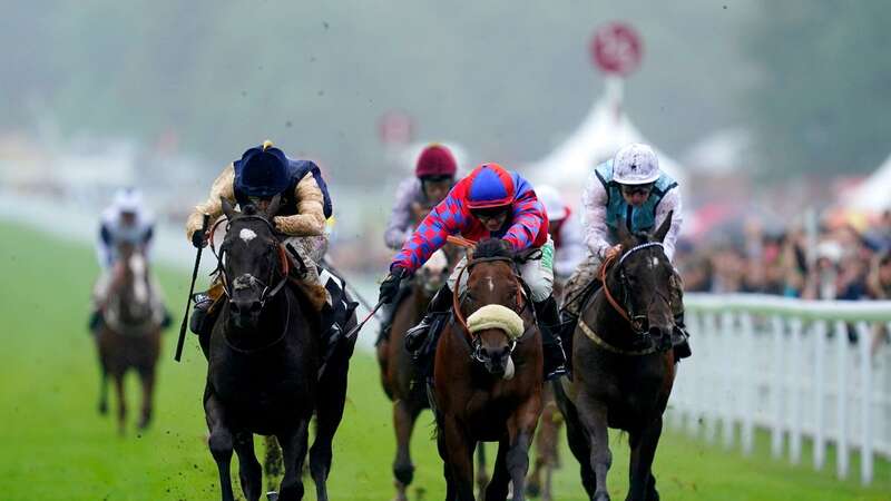 Big Evs (centre) wins at Goodwood (Image: PA)