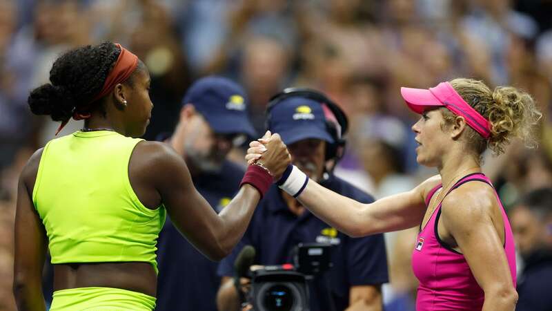 Laura Siegemund was in tears during her post match press conference after losing to Coco Gauff at the US Open (Image: Sarah Stier/Getty Images)