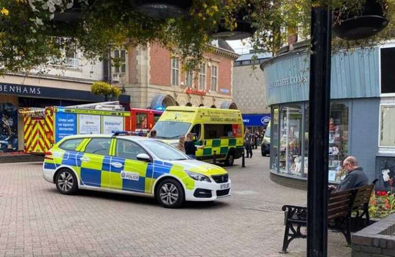 Man rushed to hospital after inhaling hazardous gas with 'funny smell' at bank