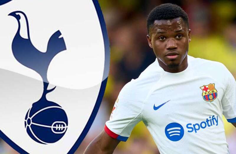 Tottenham's Ansu Fati transfer from Barcelona hijacked by shock Prem rivals