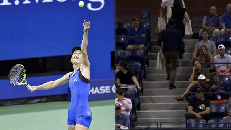 Wozniacki was overjoyed after reaching the third round of the US Open (Image: Sarah Stier/Getty Images)