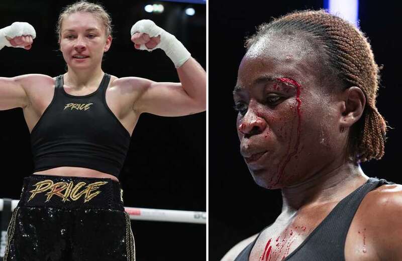 Boxer left spurting blood across ring after suffering gruesome eye injury