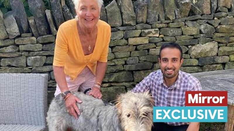 Seven month-old Lulu was spooked while walking on a canal path