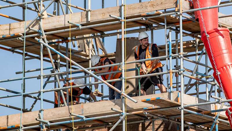 Work is taking place to remove decades-old RAAC concrete from school buildings (Image: PA)