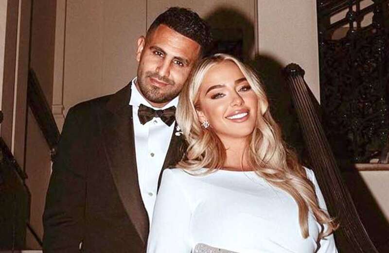 Inside Riyad Mahrez's wedding as celebs flock to congratulate 'beautiful couple'