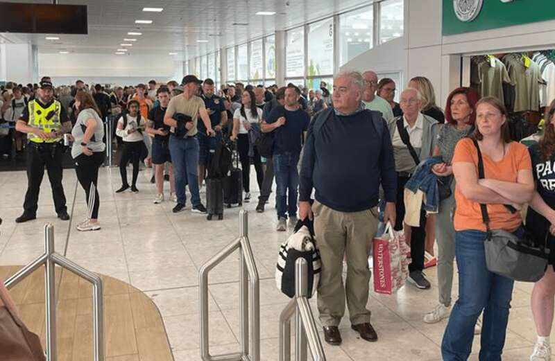 Glasgow Airport passengers in security chaos with police 'looking for someone'