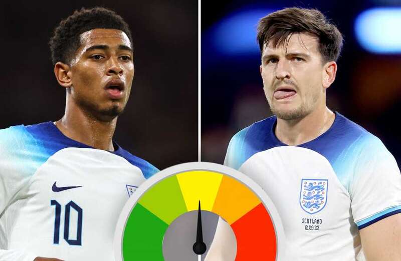 England ratings: Bellingham the star but unlucky Maguire suffers new disaster