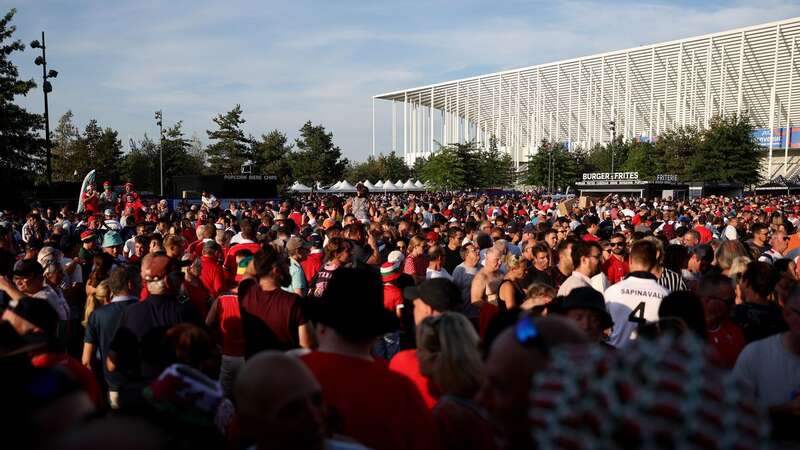 The city of Bordeaux hosted Welsh and Irish fans