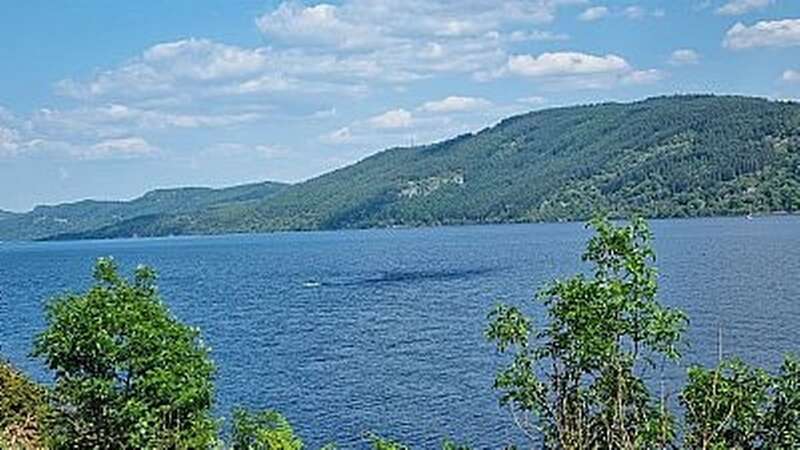 The large ripples in the water that Siobhan claims were not caused by a powerboat (Image: Jam Press/The Official Registar of Loch Ness Monster Sightings)