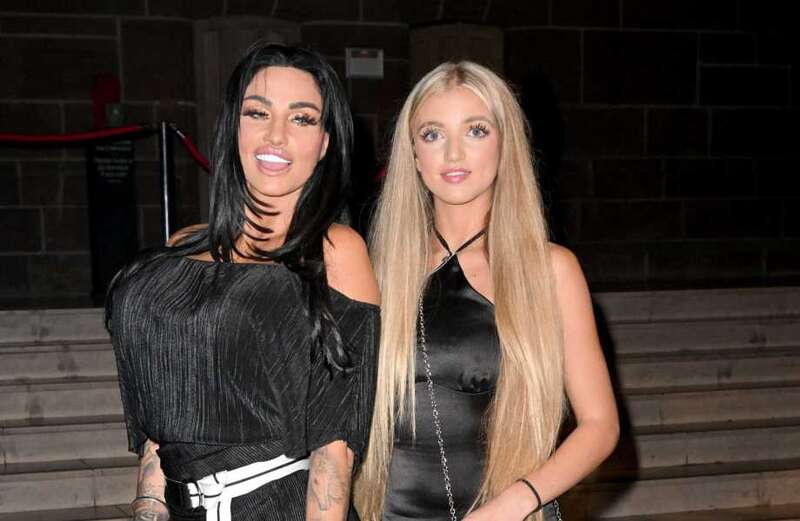 Katie Price and daughter Princess Andre glam up on night out