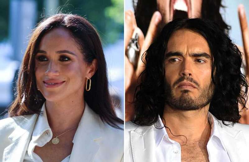 Moment Russell Brand bragged about kissing Meghan Markle on film set