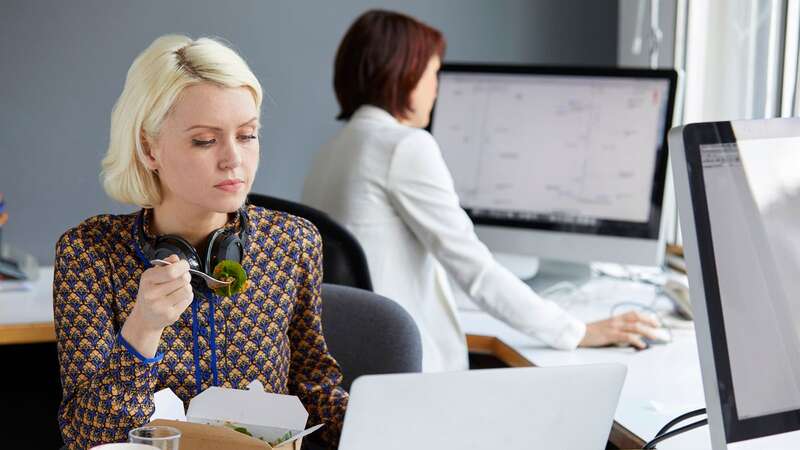 An expert has revealed that your go-to office snacks might be risking your dental health (Image: Getty Images/Image Source)