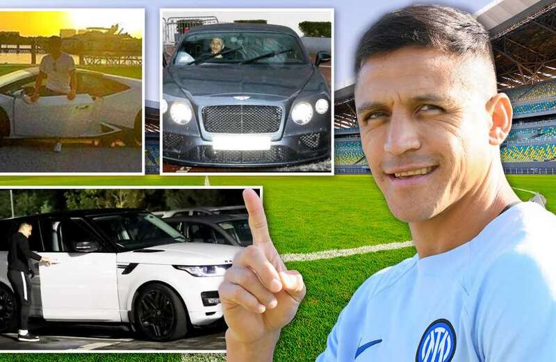 Inside Alexis Sanchez's fleet of supercars including Bentley and Audi he crashed