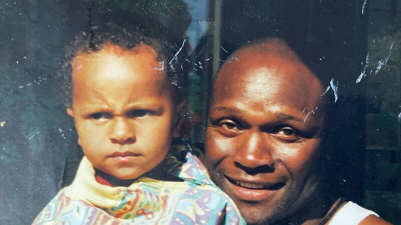 Simon Eubank and his son Harlem (Image: Instagram/HarlemEubank)