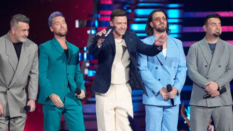 The heartthrobs reunited at the VMAs last week (Image: Charles Sykes/Invision/AP)