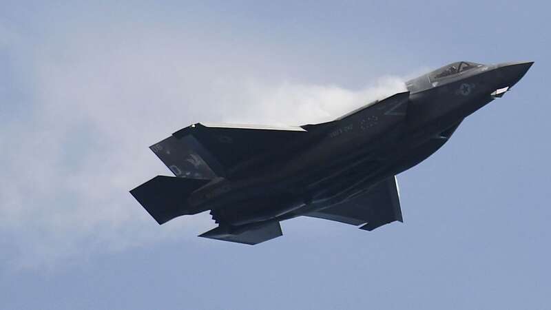 The $150million F-35B Lighting II got involved in a 