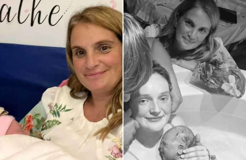 Mum-of-22 Sue Radford acts as daughter Millie's birthing partner after 'feud'