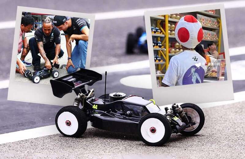 Inside Hamiltonâs Japanese GP build-up featuring Nintendo outfit and remote car