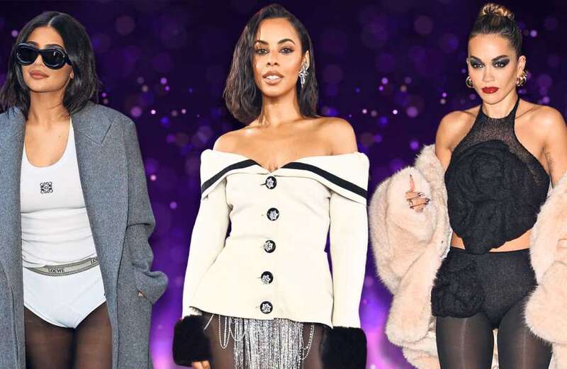 Celebs flash undies in new 'no-trouser' trend - from Rita to Rochelle