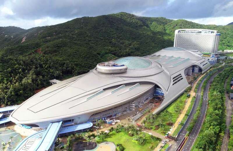 Inside futuristic $1bn 'spaceship city' with 'alien mothership'