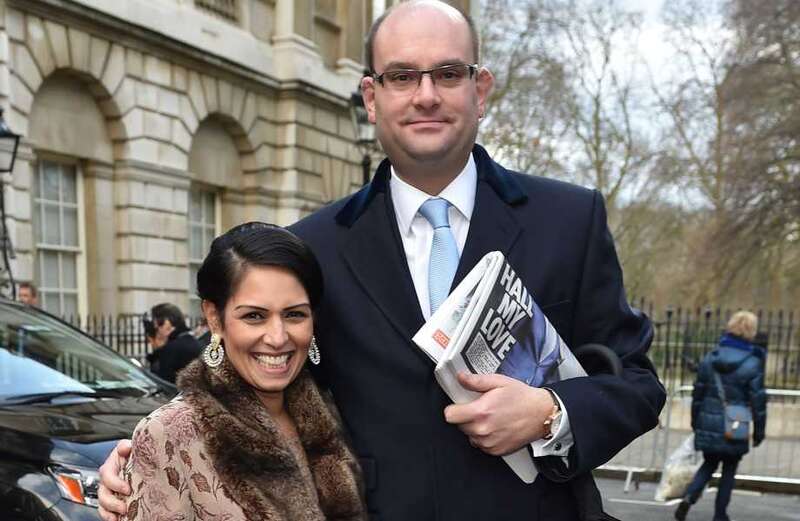 Everything we know about Priti Patel’s husband Alex Sawyer