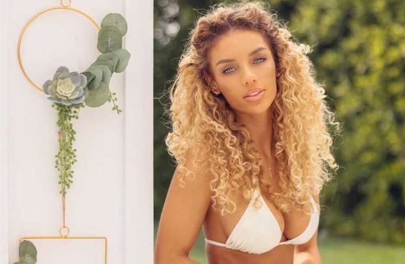 Jena Frumes wows in white bikini as she celebrates her 30th birthday