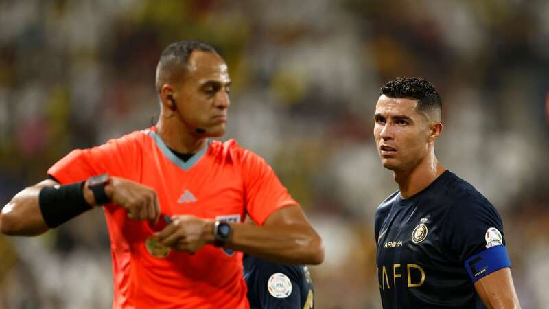 The Saudi Pro League wants referees to oversee matches including Cristiano Ronaldo (Image: Francois Nel/Getty Images)