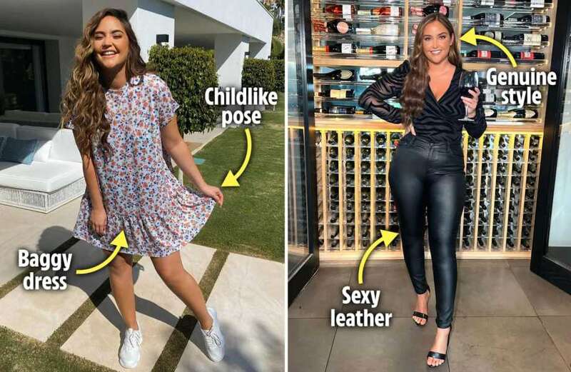 Jacqueline Jossa's fashion journey from shy poses & tees to sexy leather looks