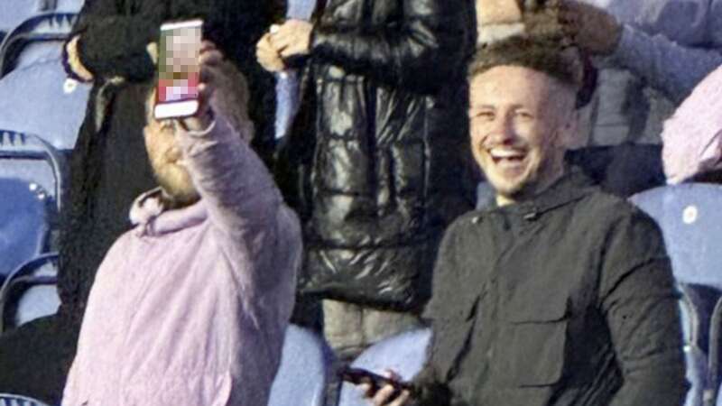 The two spectators were shown appearing to mock Bradley Lowery during Sheffield Wednesday v Sunderland (Image: @AnythingLFC_ / Twitter)