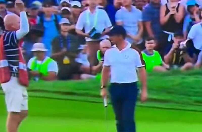 Watch moment on 18th hole that sparked Rory McIlroy's car park rage