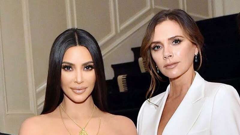 Kim Kardashian joined Victoria Beckham in Paris (Image: Getty Images for VIOLET GREY)