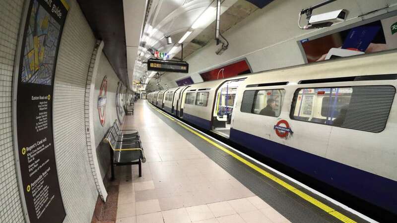 An almost empty train at London Kings Cross St Pancras Tube station (Image: SOPA Images/LightRocket via Getty Images)