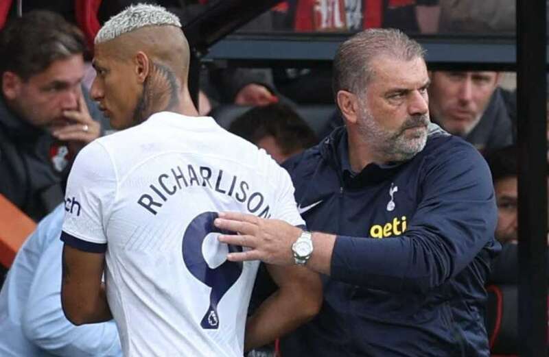 Postecoglou 'intervenes in Richarlison and Klopp row' during Spurs vs Liverpool