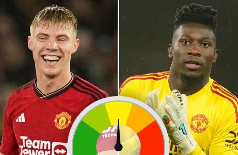 Man Utd ratings: Hojlund is one bright spot as Onana suffers another nightmare